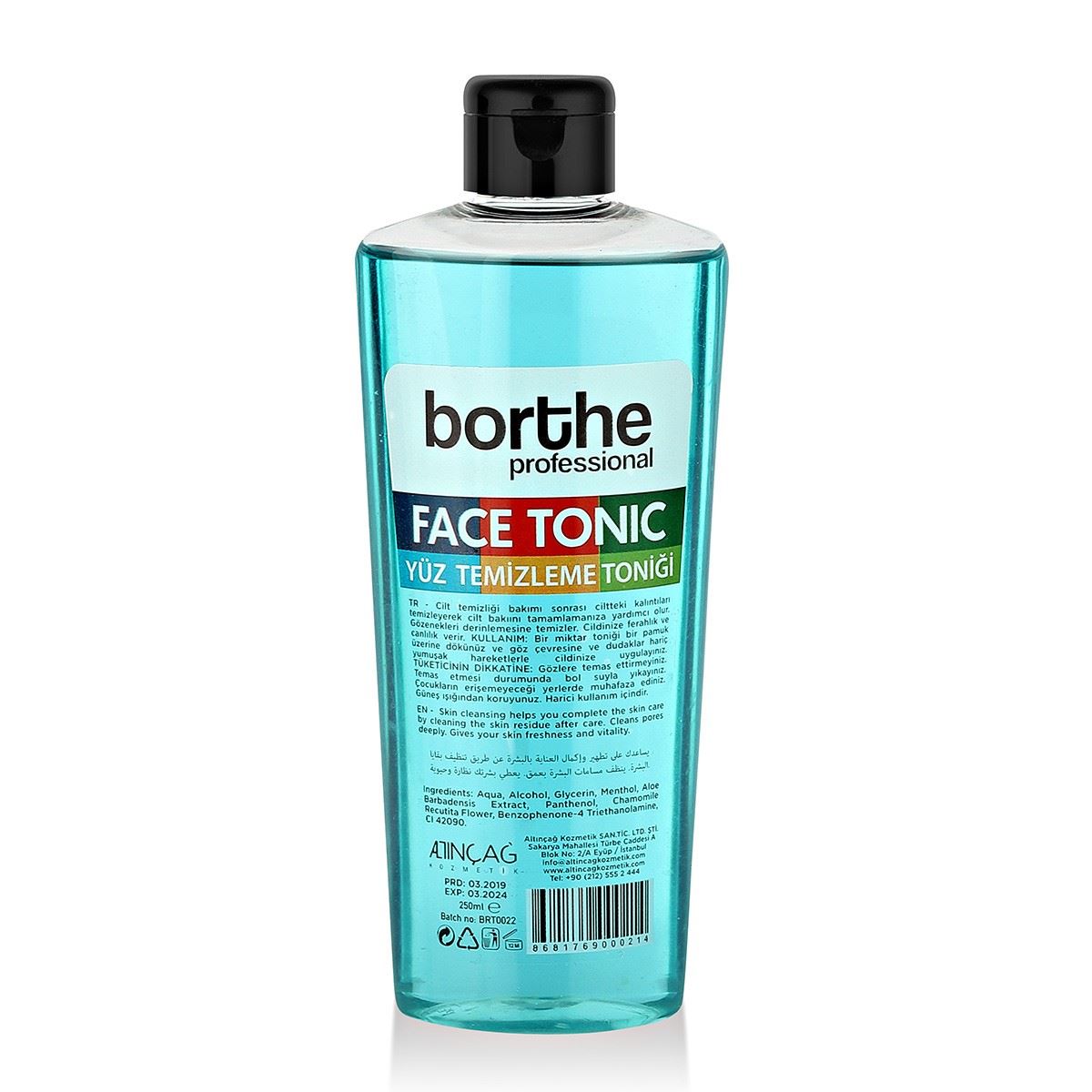 Borthe Mavi Yüz Toniği 250 ml.