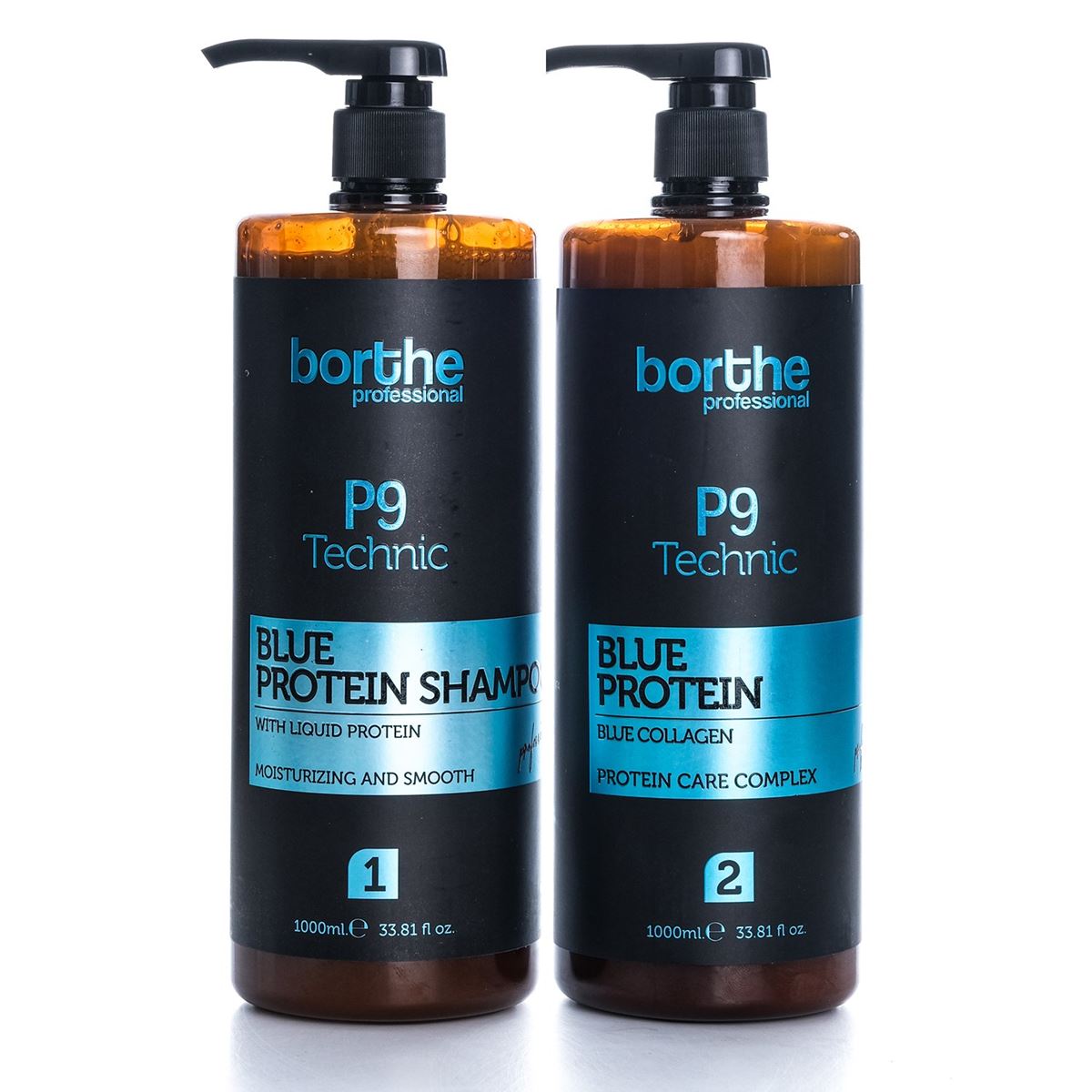 Borthe P9 Technic Blue Protein Shampoo No:1 1000ml